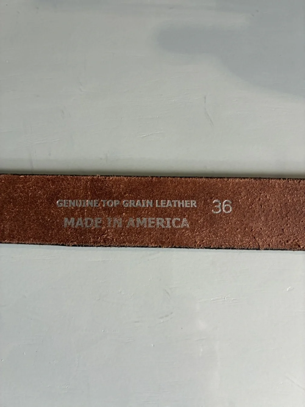 Brown Leather Men’s Belt